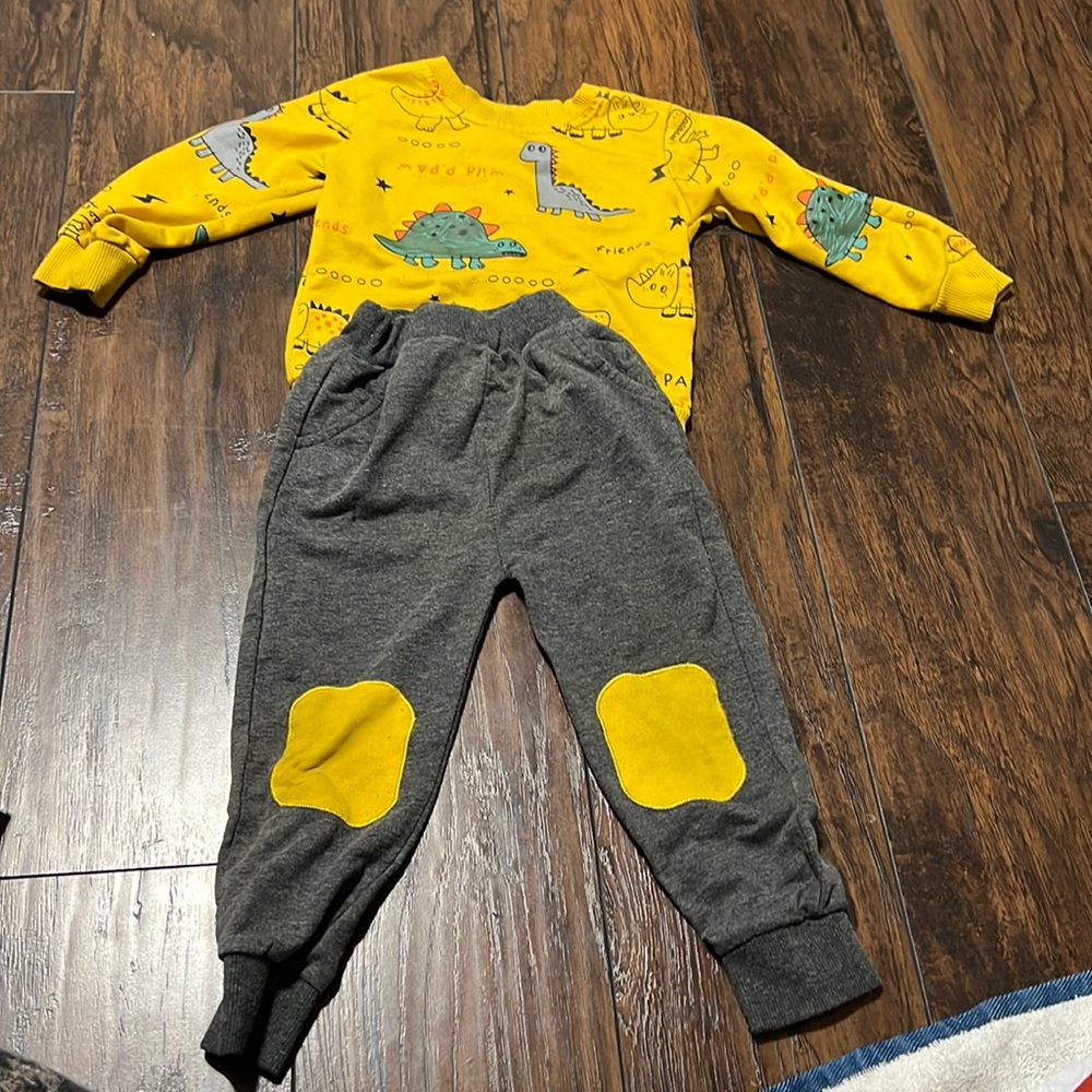 Matching outfit for toddlers.